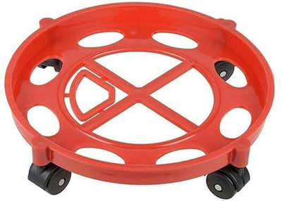 ZOVISU Cylinder Stands, LPG Cylinder Trolley Easily Movable Stand with Wheels Gas Cylinder Trolley(Multicolor)