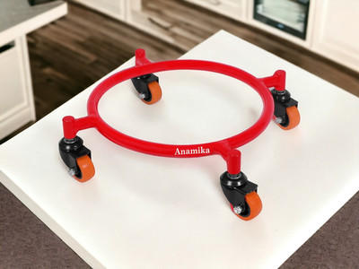 ANAMIKA Anamika Heavy Duty Redturtle LPG Gas Cylinder Trolley with Four Wheels Gas Cylinder Trolley(Red)