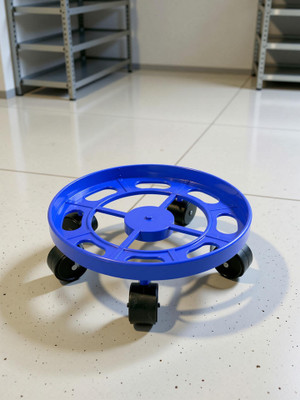 Sarvatr LPG Cylinder Trolley with Wheels Gas Bottle Trolley LPG Cylinder Stand (1 Pc's) Gas Cylinder Trolley(Blue)