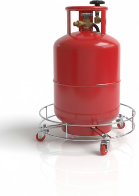 Greener Stainless Steel Cylinder Trolley Gas Cylinder Trolley(Steel)