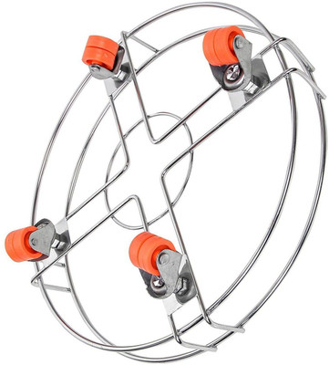 Glorex Gas Cylinder Trolley With Wheels | Heavy-Duty Gas Cylinder Trolley(Steel, Pack of 1)