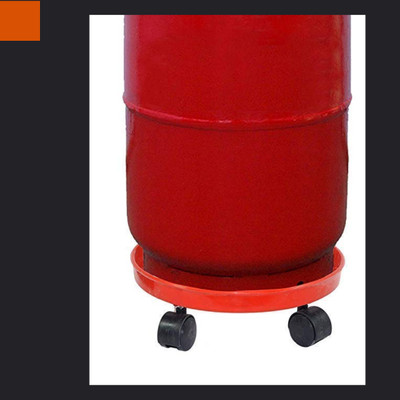 senoprime Durable Gas Cylinder Trolley – Red Plastic Body with Smooth Rollers Gas Cylinder Trolley(Red, Pack of 1)