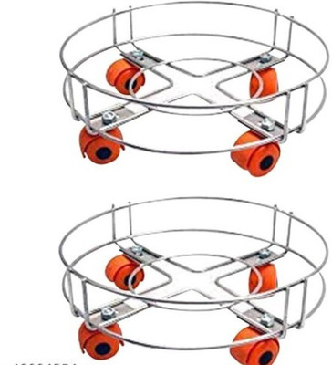 Ramji enterprise Gas Cylinder Trolley(Orange)