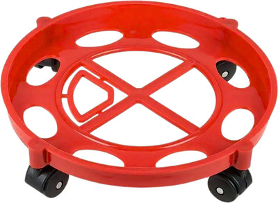 RMT Plastic Gas Cylinder Trolley with Wheels Gas Cylinder Trolley(Blue, Red)
