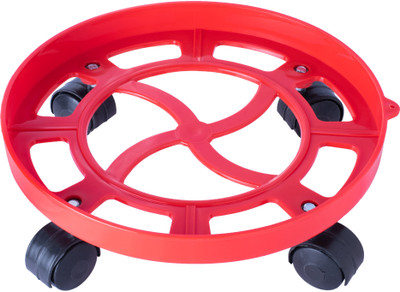 Flipkart SmartBuy With Inbuilt Wheel Gas Cylinder Trolley(Red)