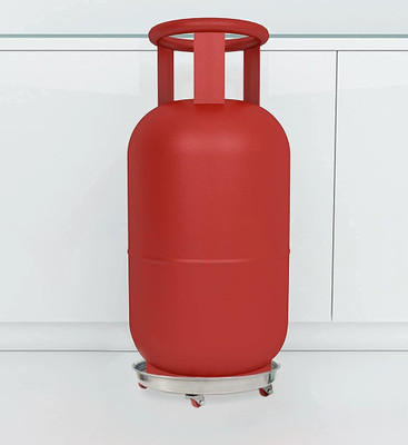 SWAURSAHA Gas Cylinder Trolley with Wheels|LPG cylinder stand | Gas Trolly Gas Cylinder Trolley(Steel)