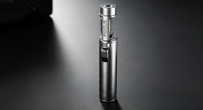 WeHigh Focus JD-SG013 Opener Lighter with Long Jet Flame & Metal Build Steel Gas Lighter(Silver, Pack of 1)