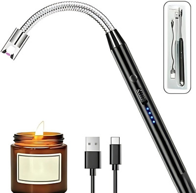 Dhanamapi BBQ1 Iron Electronic Gas Lighter(Black, Pack of 1)