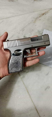 Peshkar 839-gun-- 839-gun Pocket Lighter(silver)