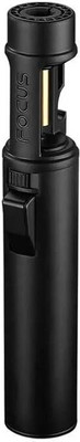 Ala Flame Airbrush Windproof Lighter Adjustable Waterproof and Windproof with Opener Lighter Black Pocket Lighter(Black)