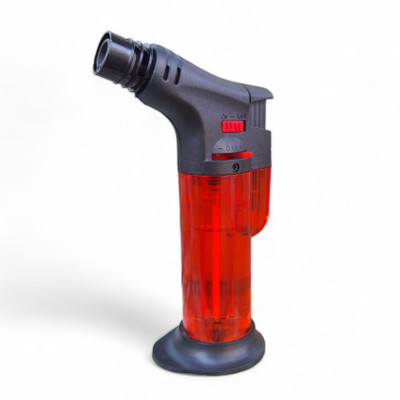 INSTAMALL Windproof Blow Torch Jet Flame Gas Lighter Refillable Plastic Gas Lighter(Multicolor, Pack of 1)