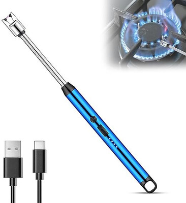 ESSASHBRIO USB Rechargeable Plasma Arc Lighter Steel Gas Lighter(Steel, Pack of 1)