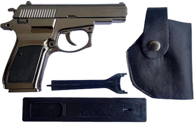Iris Grape ® Gun Style CZ83 Lighter with Loading System with Half Back System Lighter Steel, Iron Gas Lighter(Silver, Pack of 1)