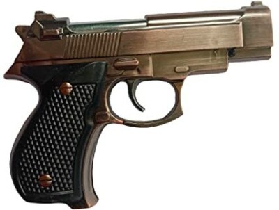 adorrobella Refillable Lighter Gun Pistol with Laser Light - Windproof Jet Flame Pocket Lighter(multicolour)