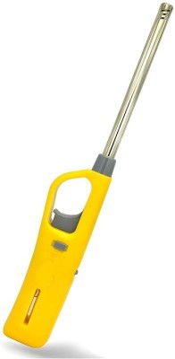 KINCH Gas Lighter For Kitchen Plastic, Steel Gas Lighter(Yellow, Pack of 1)