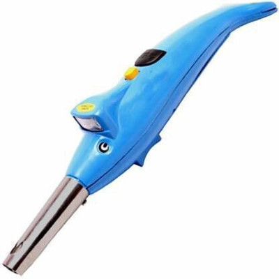Protos India.Net 2 in 1 Kitchen Dolphin Shape Electronic + Led Torch Plastic, Steel Gas Lighter Plastic Electronic Gas Lighter(Multicolor, Pack of 1)