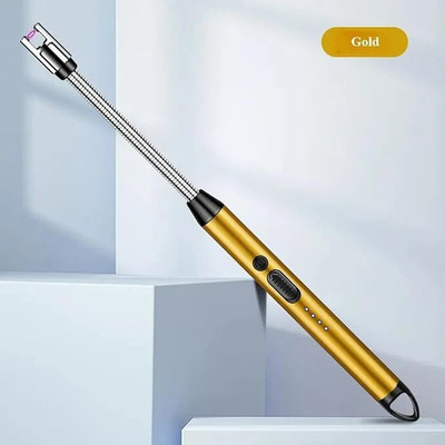 Hlokis Rechargeable Electric Arc Lighter with Flexible Neck Steel Electronic Gas Lighter(Multicolor, Pack of 1)