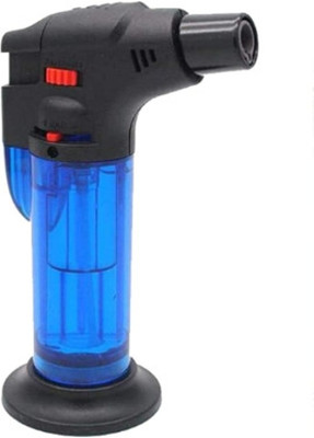 ZipFlame ® Windproof Cigarette, Jet Flame Lighter for Lighting Fireworks, Hookah Coal Plastic Gas Lighter(Blue, Pack of 1)