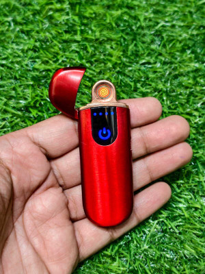 JGG Jain Gift Gallery R775 USB RECHAREABLE LIGHTER Pocket Lighter(RED)