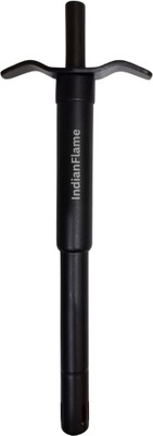 IndianFlame Steel Gas Lighter(Black, Pack of 1)