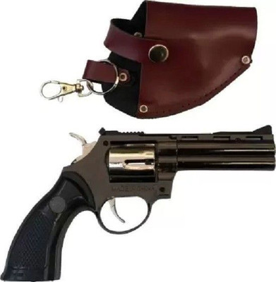 Divine Gifts Gun shaped lighter comes with decorative stand,multi use,for role play,lighteror decorative showpieces Steel Gas Lighter(Steel, Pack of 1)