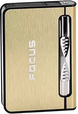 COMETT Focus CASE LIGHTER Steel Gas Lighter(Gold, Pack of 1)