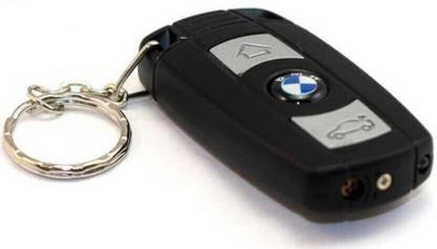 WORLD OF KITCHENCRAFT LED Light with Cigarette/Gas Lighter Key Chain Steel Gas Lighter(Multicolor, Pack of 1)