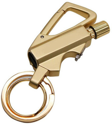 Elevea 3 in 1 Key chain Lighter Waterproof Cigarette Flint Lighter + Keyring Pocket Lighter(Multicolor)