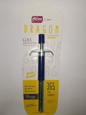 Super mom Bluelighter0201 Steel Gas Lighter(Blue, Steel, Pack of 1)