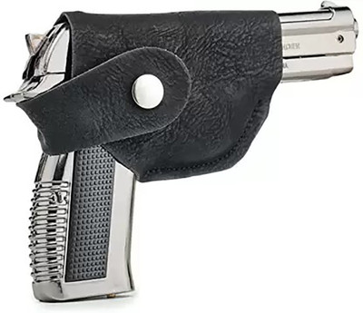 VIOVI Silver 608 Full Metal Body Refillable Gun Lighter With Pull Back Loading System Pocket Lighter(Silver)