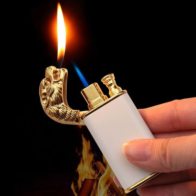 Peshkar cheeta-lighter Iron Gas Lighter(Multicolor, Pack of 1)