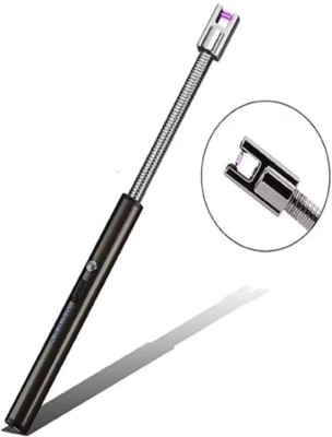 Kadio Iron Electronic Gas Lighter(Black, Pack of 1)