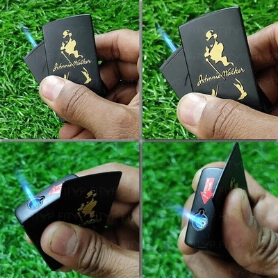 Peshkar JONIY-WOKER Pocket Lighter(BLACK)