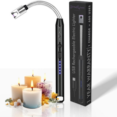 RBM Electric gas lighter for home and kitchen 400 uses in single charge Iron Electronic Gas Lighter(Multicolor, Pack of 1)
