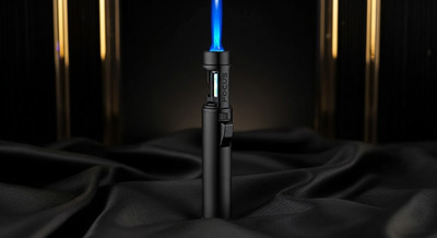DoreAsk Focus JD-SG013 Opener Lighter with Powerful Jet Flame Steel Gas Lighter(Black, Pack of 1)