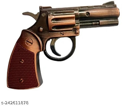 Peshkar golden-gun LIGHTER Pocket Lighter(silver)