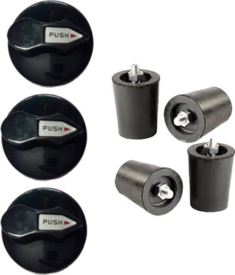 Sunflash RED EXCEL KNOB | RUBBER LEGS Type 8 MM Spindle | Suitable all model Appliance Knob
