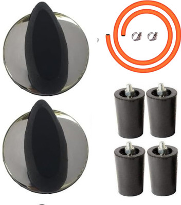 Sunflash PIPE CLP KNOB | RUBBER LEGS Type 8 MM Spindle | Suitable all model Appliance Knob