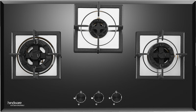Hindware Smart Appliances Aster 3B 78CM Glass Automatic Hob(3 Burners)