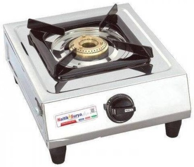 naitik surya byNaitik Surya Butterfly Single Burner Stainless Steel Manual Gas Stove(1 Burners)