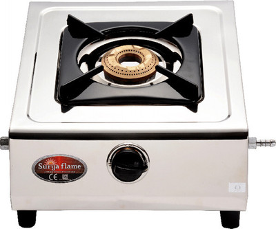 Suryaflame Stainless Steel Manual Gas Stove(1 Burners)