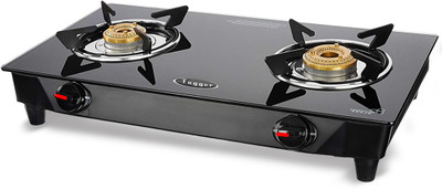 Fogger Glass Manual Gas Stove(2 Burners)