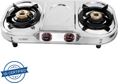 Flipkart SmartBuy Royal 2 Burner Stainless Steel Manual Gas Stove(2 Burners)