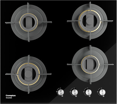 Crompton SensoSafe DC Glass Automatic Hob(4 Burners)