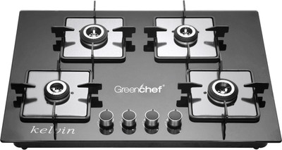 Greenchef Kelvin Glass Automatic Hob(4 Burners)