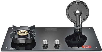 Prestige Svachh Hob PSVH 02 AI Glass Automatic Hob(2 Burners)