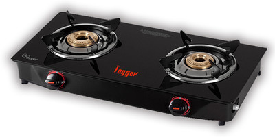 Fogger Glass Manual Gas Stove(2 Burners)