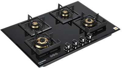 Crompton HOB-OPFB784TI-MBL Glass Automatic Hob(4 Burners)