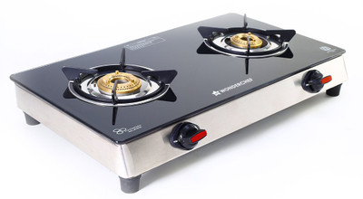 WONDERCHEF Galaxy Glass Manual Gas Stove(2 Burners)