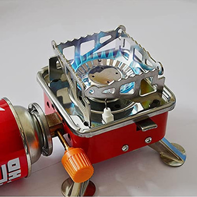 CRENTILA Folding Gas stove Stainless Steel Manual Gas Stove(1 Burners)